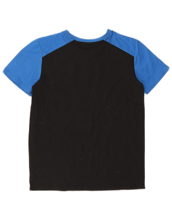 Champion T-Shirt mit Grafik für Jungen, 14–15 Jahre, schwarze Farbblock-Baumwolle