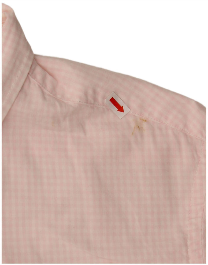 IZOD Slim-Fit-Hemd für Herren, groß, rosa Gingham-Baumwolle
