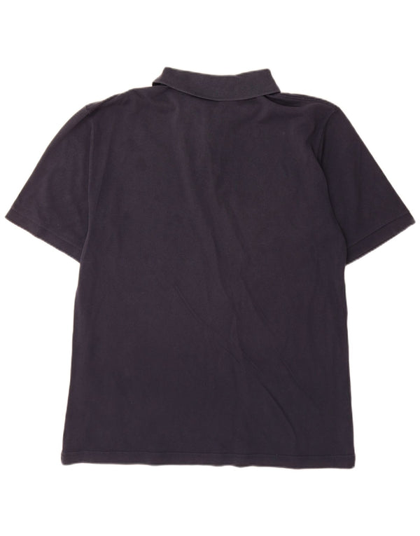 Kappa Mens Polo Shirt Large Navy Blue Cotton
