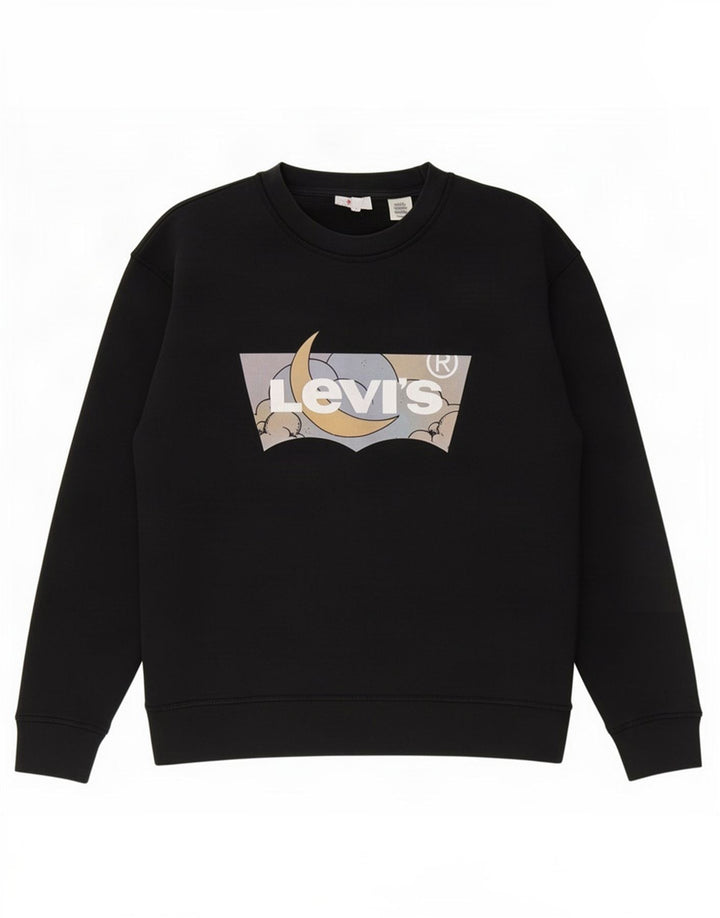 Levi's Herren-Sweatshirt mit Grafik, Größe S, Schwarz