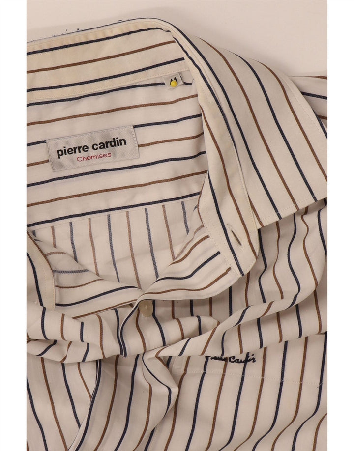 Pierre Cardin Herrenhemd Größe 41 Mittelweiß gestreift