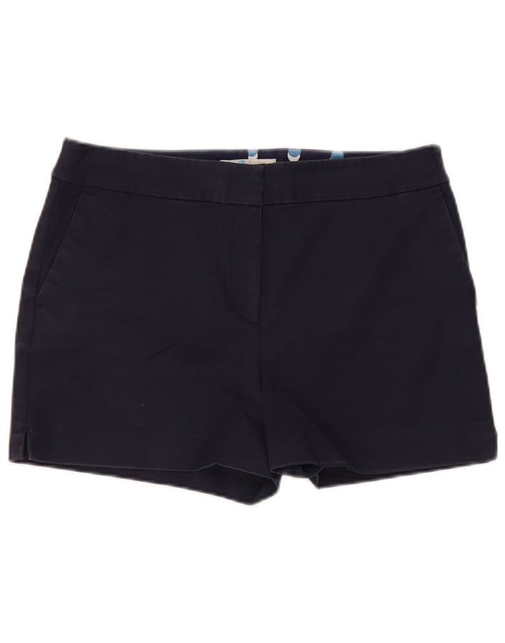 Boden Damen Chinoshorts UK 12 Medium W30 Marineblau Baumwolle