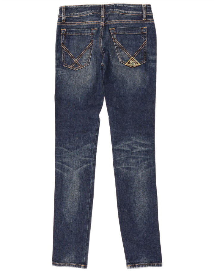 Roy Rogers Damen Slim Jeans IT 41 Small W27 L32 Blaue Baumwolle