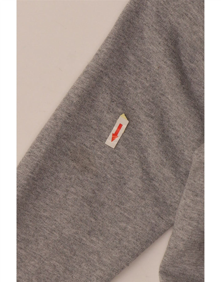 CHAMPION Herren-Kapuzenpullover mit Grafik, Größe S, Grau, Baumwolle