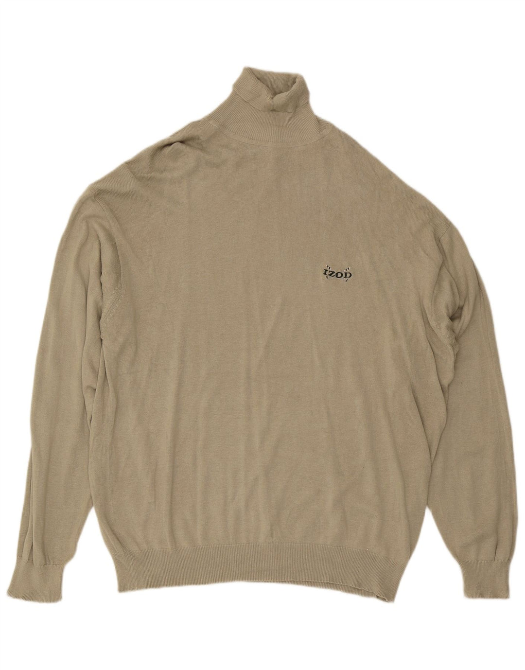 IZOD Herren-Pullover mit Rollkragen, XL, Khaki, Baumwolle