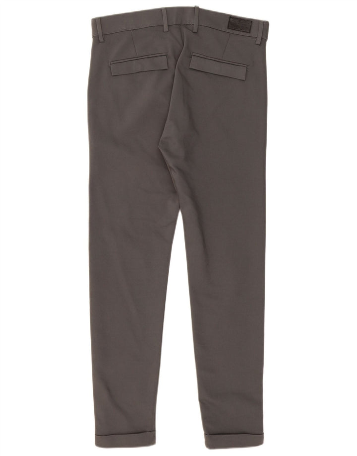 ZARA Slim Chino-Hose für Herren, EU 40, Größe M, W31, L28, Grau, Baumwolle