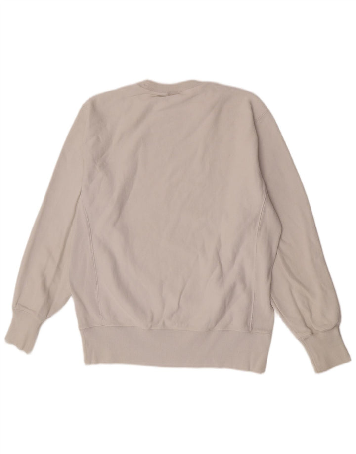Champion Damen Sweatshirt Pullover UK 20 2XL Weiße Baumwolle