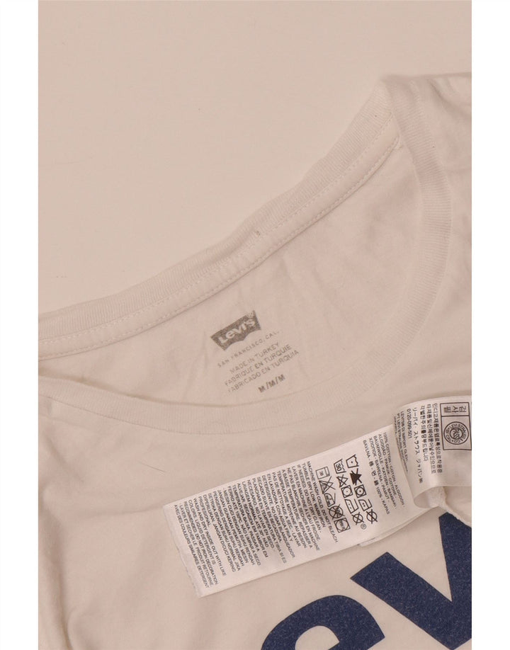 LEVI'S Herren-T-Shirt mit Grafik, mittelweiße Baumwolle