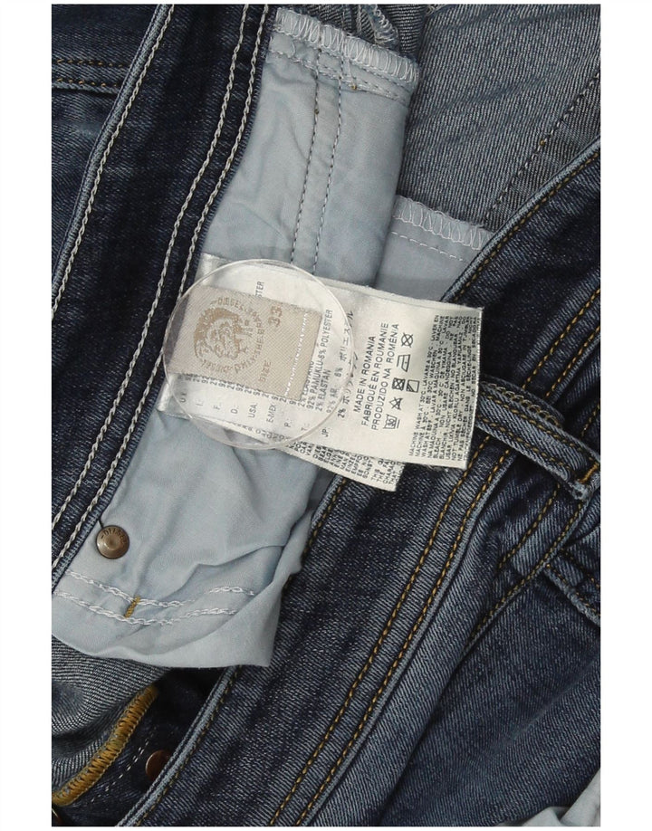 Diesel Herren Skinny Jeans W33 L33 Blaue Baumwolle
