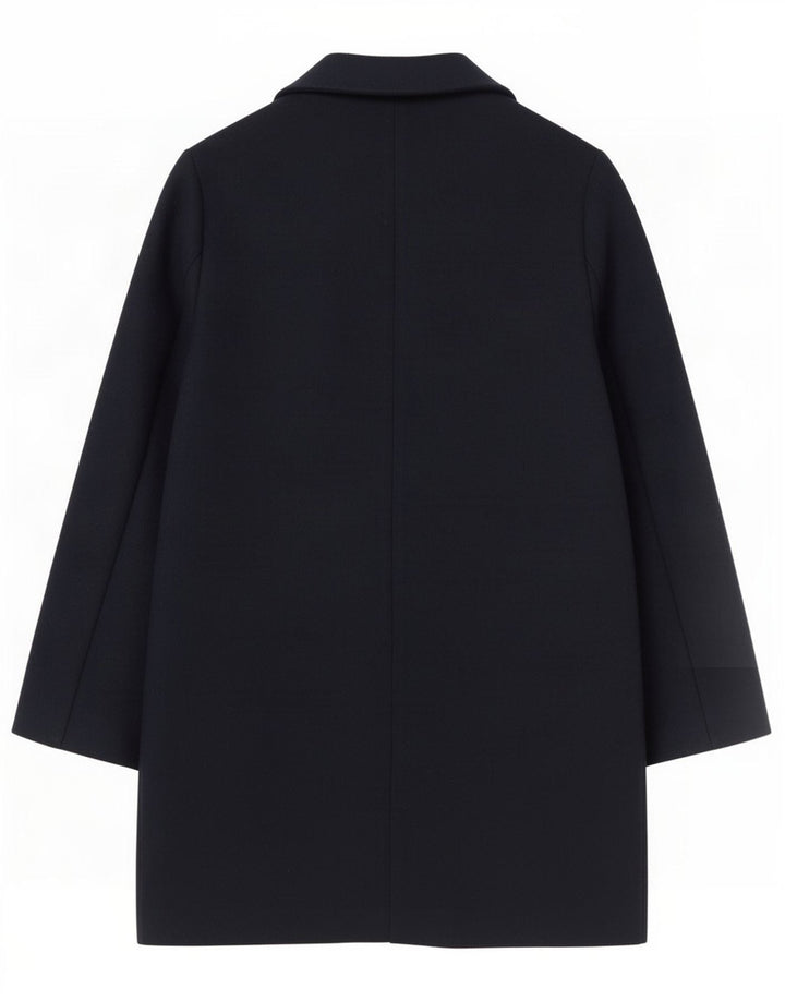 Marks & Spencer Damen Übergroßer Mantel UK 10 Small Marineblau Polyester