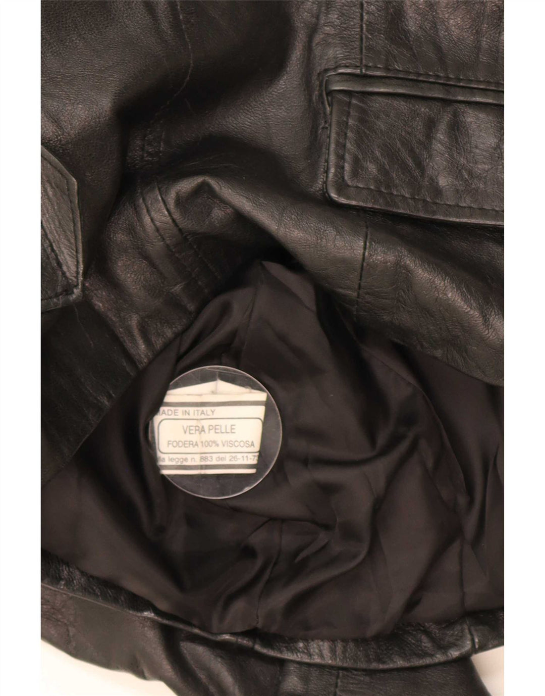 Imperial Damen-Blazerjacke aus Leder mit 3 Knöpfen, Gr. 10, Schwarz