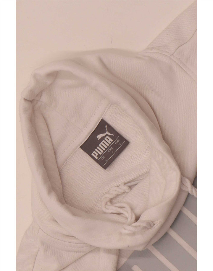 Puma Womens Graphic Sweatshirt Pullover UK 10 Small Grau Farbblock