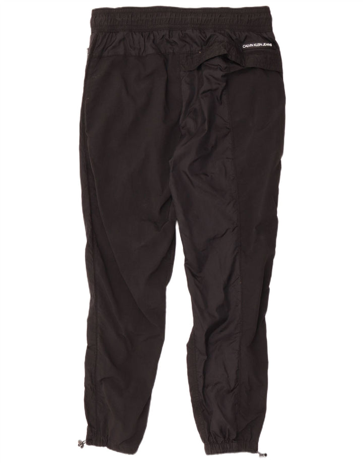 Calvin Klein Herren-Trainingshose, Jogginghose, Größe L, Schwarz, Polyamid
