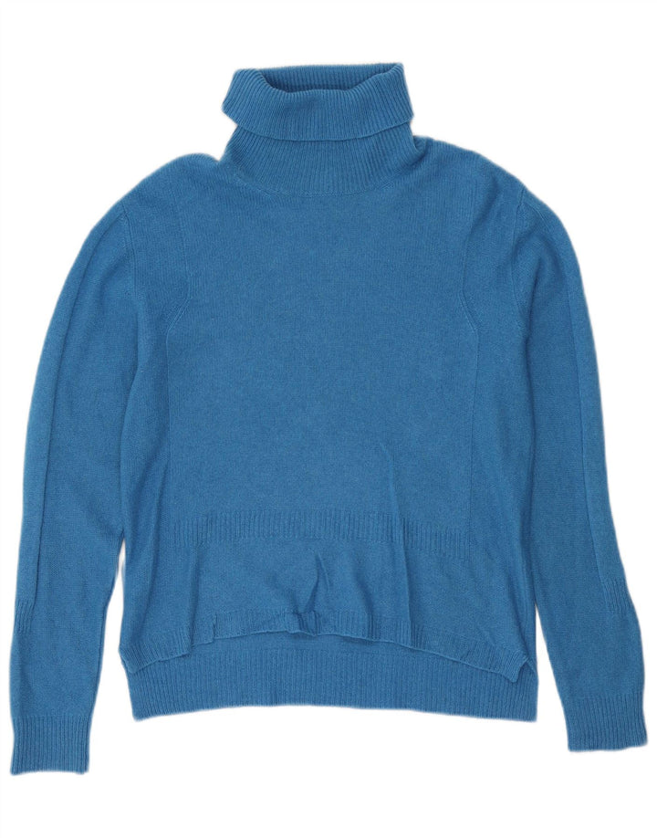 Max & Co. Rollkragenpullover für Damen UK 12 Mittelblauer Kaschmir
