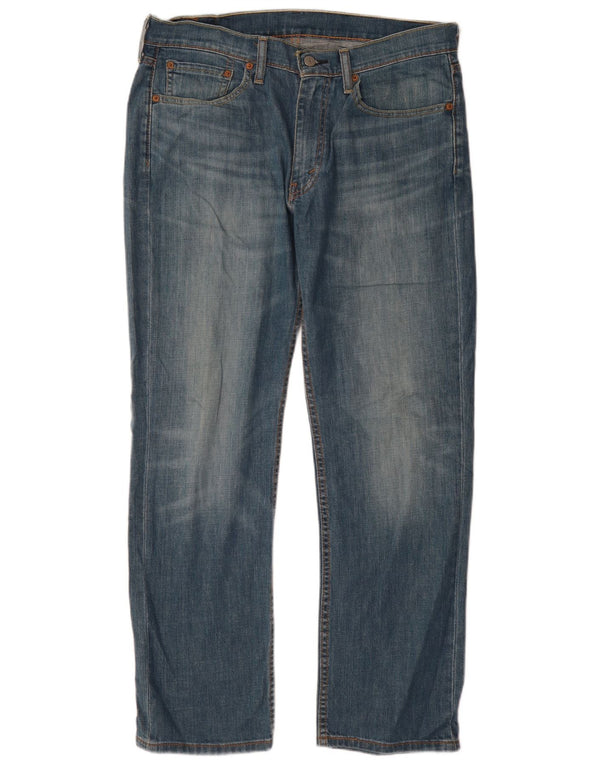 Levi's Herren 514 Straight Jeans W32 L30 Blaue Baumwolle