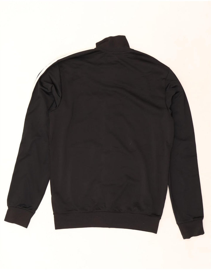 Adidas Herren Trainingsanzug Top Jacke UK 36/38 Small Schwarz Polyester