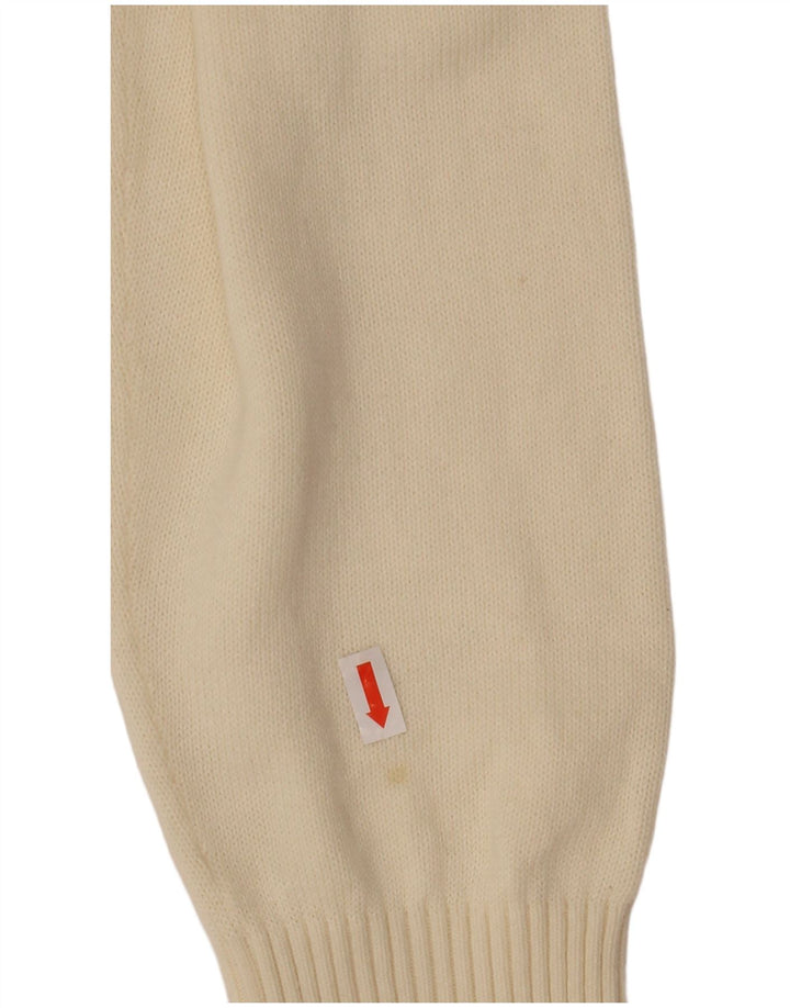 Tommy Hilfiger Herren-Pullover mit Rundhalsausschnitt, mittelbeige Baumwolle