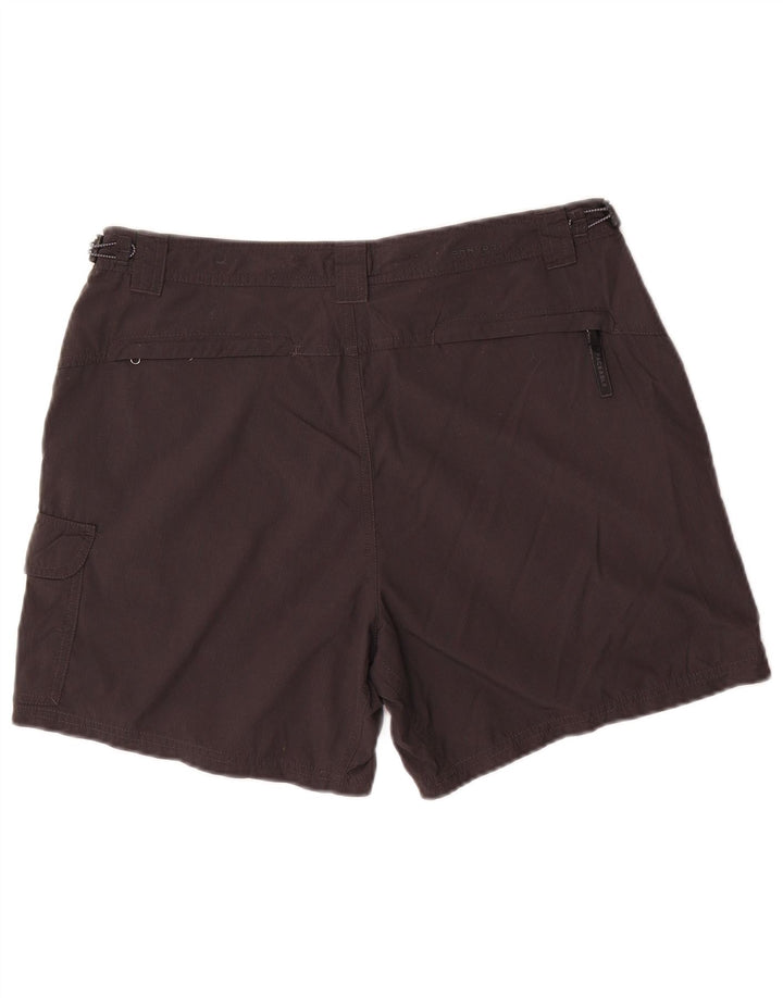 COLUMBIA Damen Cargoshorts US 12 Large W32 Schwarzes Nylon