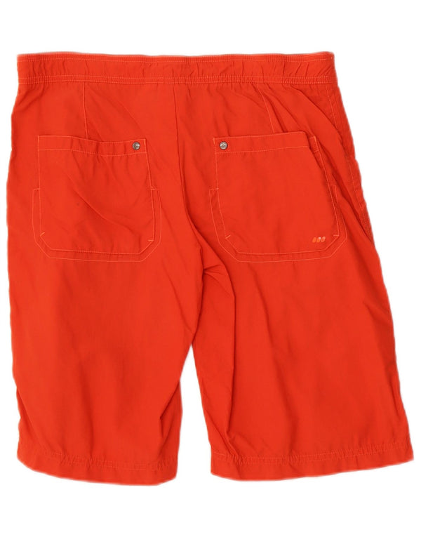 Adidas Damen Clima 365 Casual Shorts UK 12 Medium W32 Rot Nylon Sport