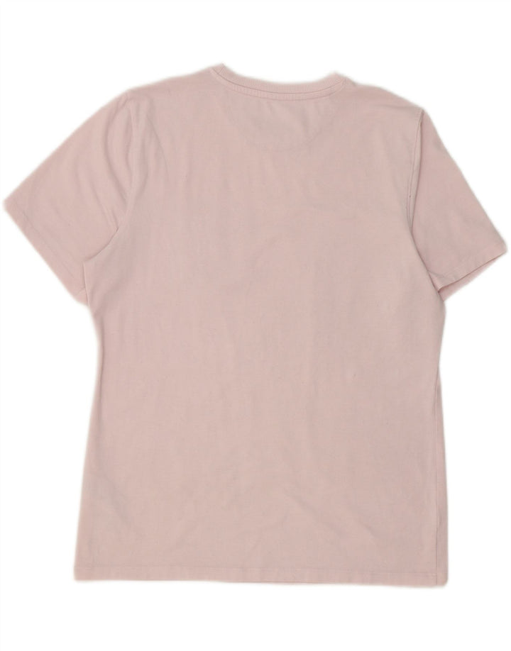 FILA Womens T-Shirt Top UK 14 Large Pink Polyester Vintage Fila and Second-Hand Fila from Messina Hembry 