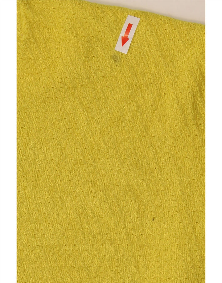 Zara Damen-Pullover mit Rundhalsausschnitt, Gr. 12, Mittelgelb