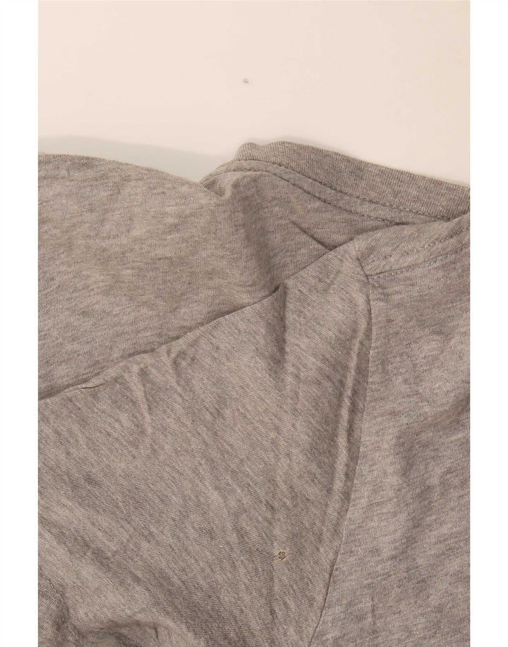 Nike Herren-T-Shirt mit Grafik, groß, grau gefleckte Baumwolle