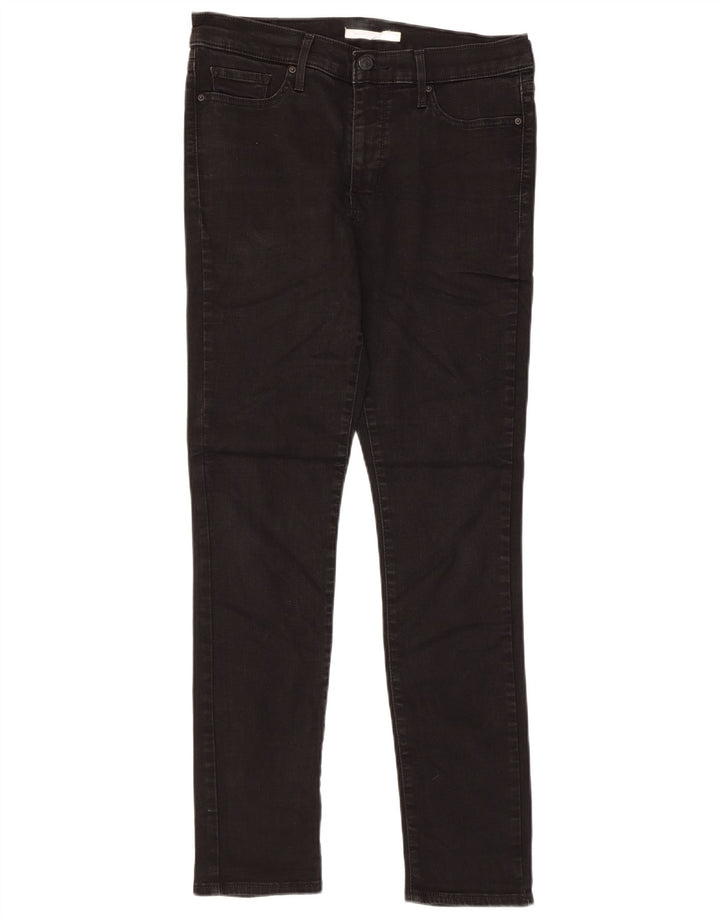 Levi's Damen 311 Shaping Skinny Jeans W29 L30 Schwarze Baumwolle