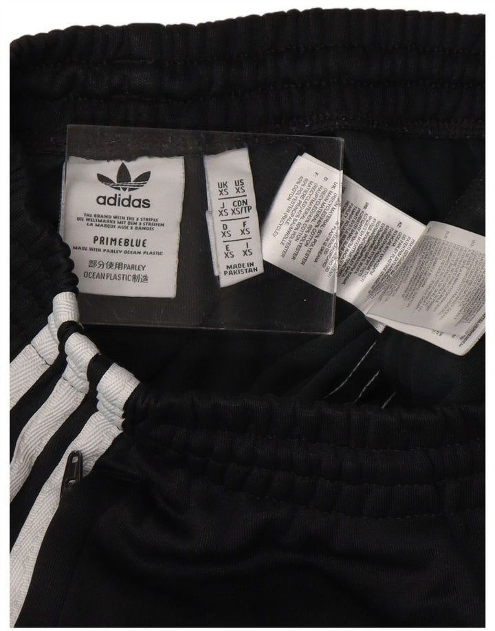 ADIDAS Damen Trainingshose Jogger UK 4 XS Schwarz Polyester