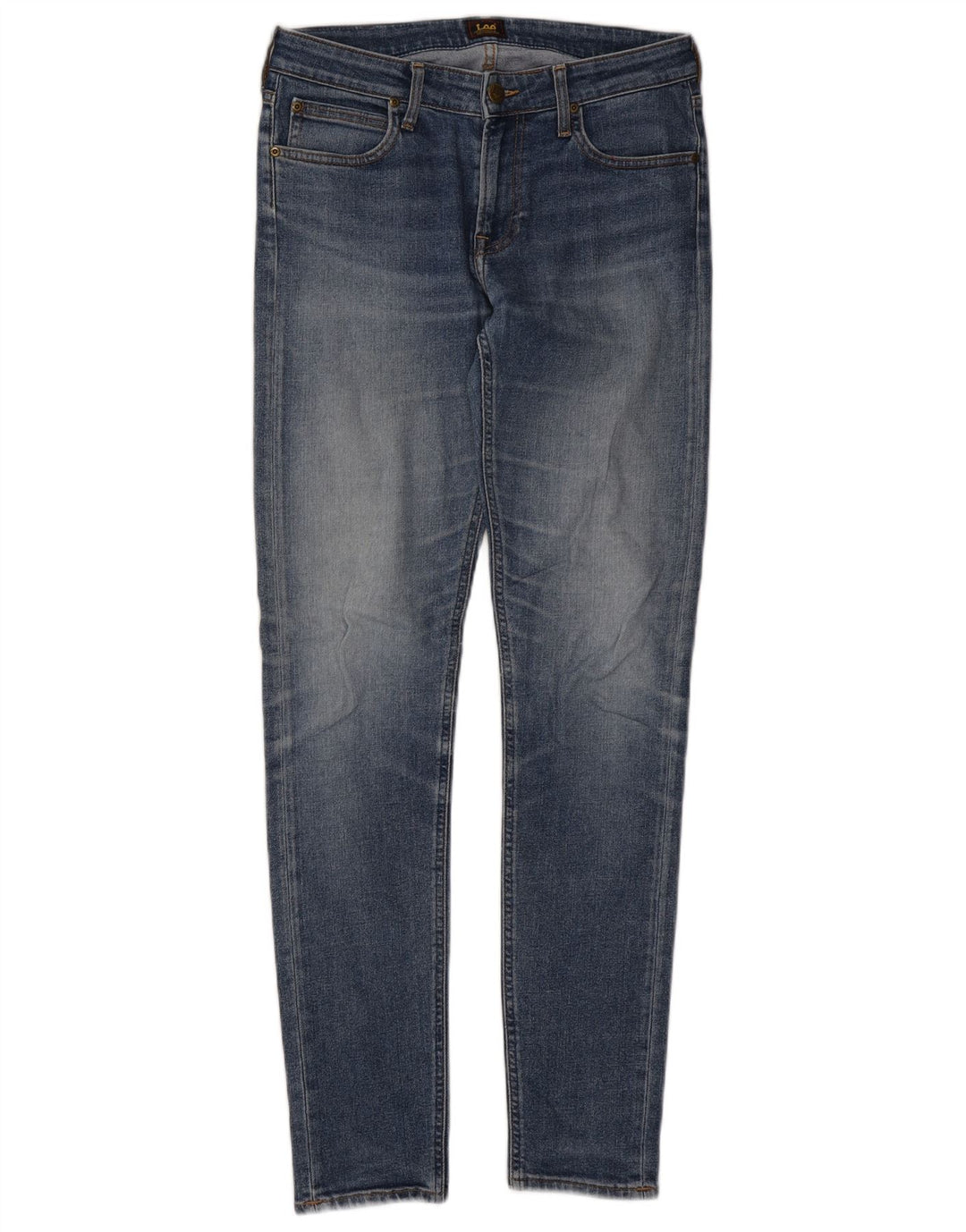 Lee Damen Malone Skinny Jeans W30 L32 Blaue Baumwolle