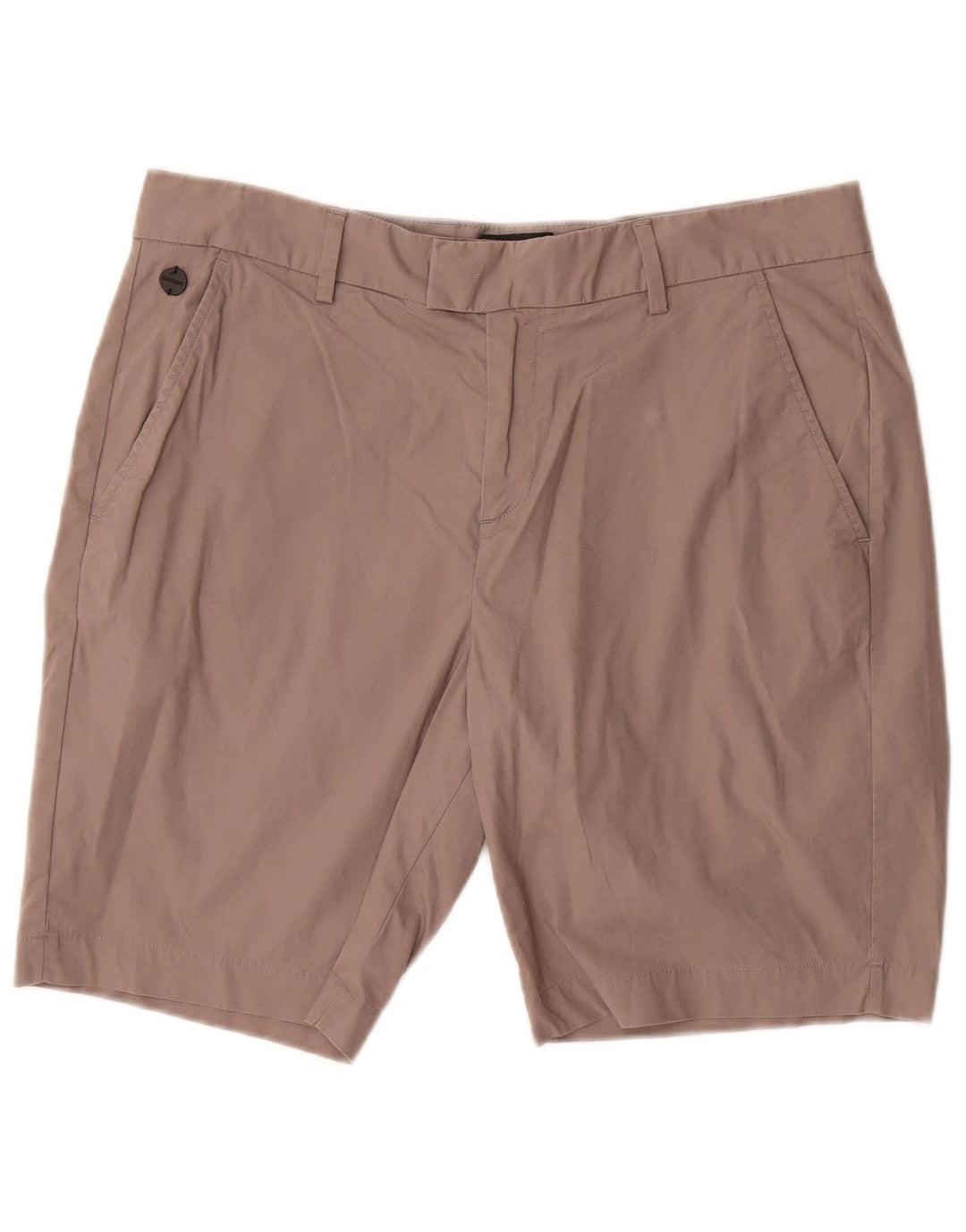 SUPERDRY Herren-Chinoshorts W34, große braune Baumwolle
