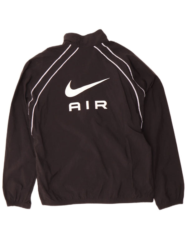 Nike Jungen-Trainingsanzugoberteil mit Grafik, 13–14 Jahre, XL, schwarzes Nylon