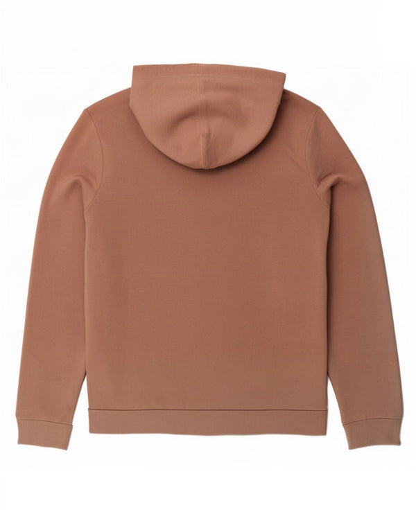 Guess Damen-Kapuzenpullover mit Grafik, übergroß, UK 14, Mittelbeige, Farbblock