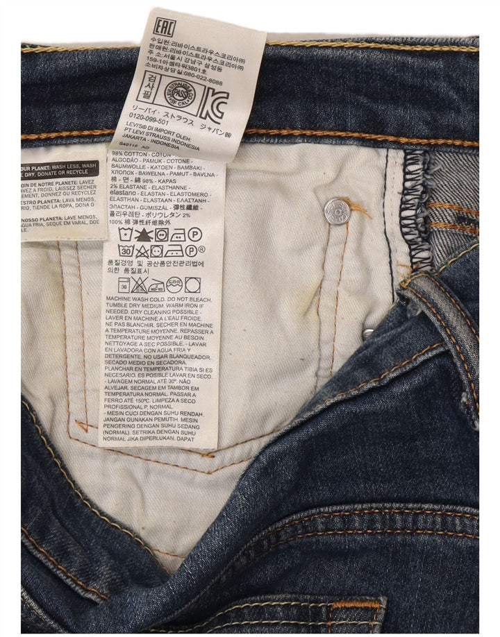 Levi's Herren 541 Athletic Straight Jeans W34 L32 Blaue Baumwolle