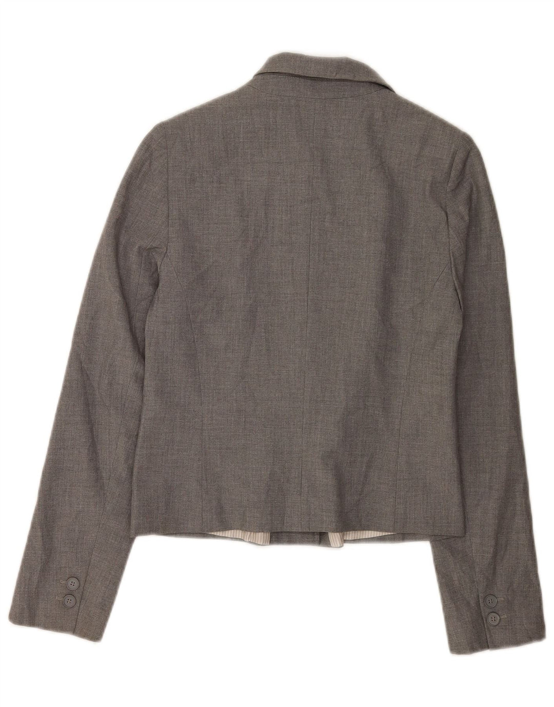 Oasis Damen-Blazerjacke mit 1 Knopf, Gr. 10, Größe S, Grau, Polyester