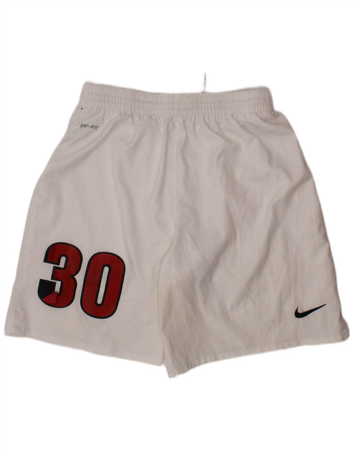 NIKE Dri Fit Grafik-Sportshorts für Jungen, 12–13 Jahre, Größe L, Weiß, Polyester