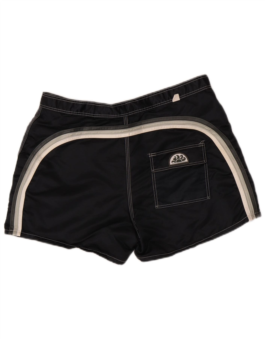 Sundek Herren-Badeshorts, groß, aus schwarzem Nylon