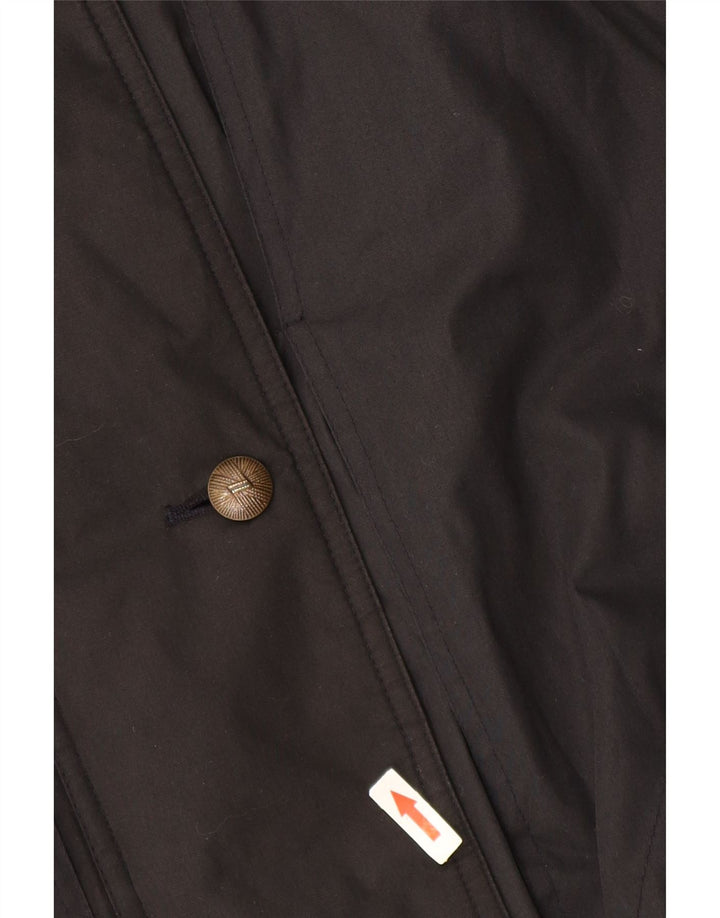 C & A Damen-Windbreaker-Jacke mit Kapuze, übergroß, Gr. 12, mittelschwarz