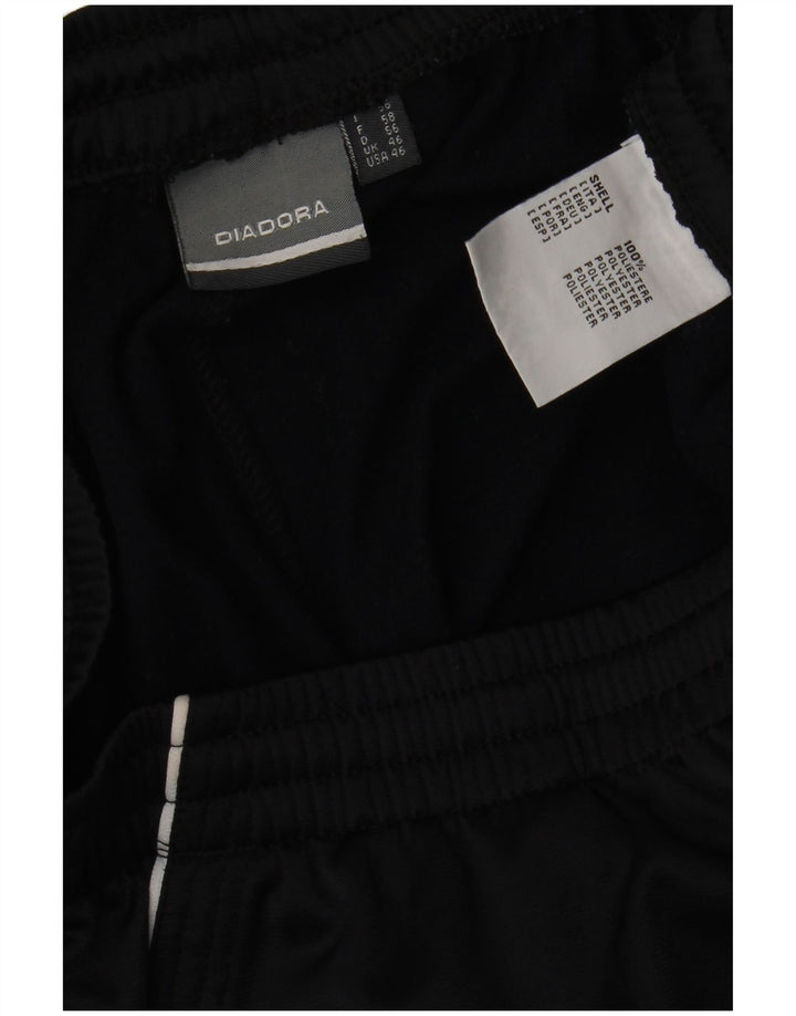 DIADORA Herren-Trainingshose, UK 46, XL, Schwarz, Polyester
