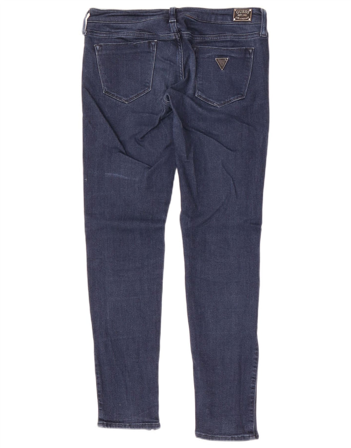 Guess Damen Beverly Skinny Jeans W28 L29 Marineblau