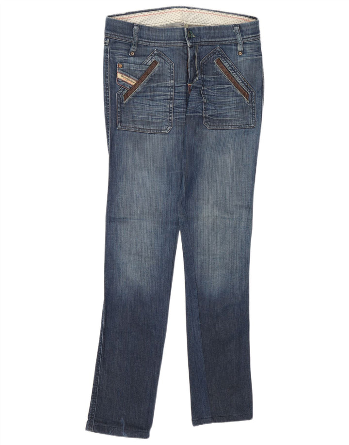 Diesel Damen Slim Jeans W27 L31 Blaue Baumwolle