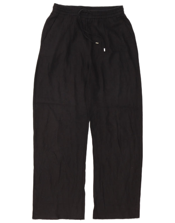 Zara Damen Trainingshose UK 12 Medium Schwarz