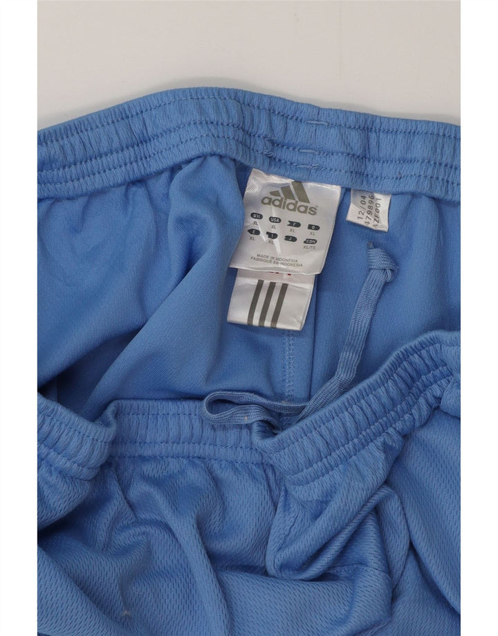 ADIDAS Damen Capri-Trainingshose UK 18 XL Blau Polyester