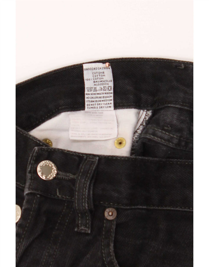 Diesel Herren Zathan Straight Jeans W29 L32 Schwarze Baumwolle