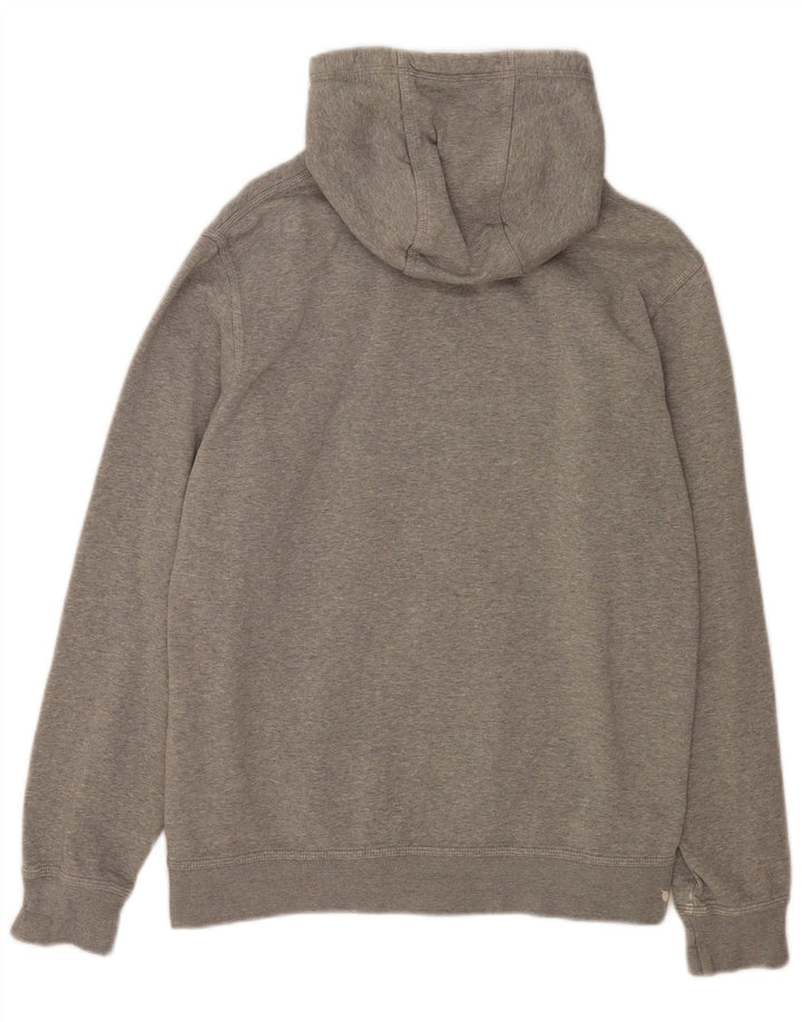 Nike Herren-Kapuzenpullover, groß, grau gefleckte Baumwolle