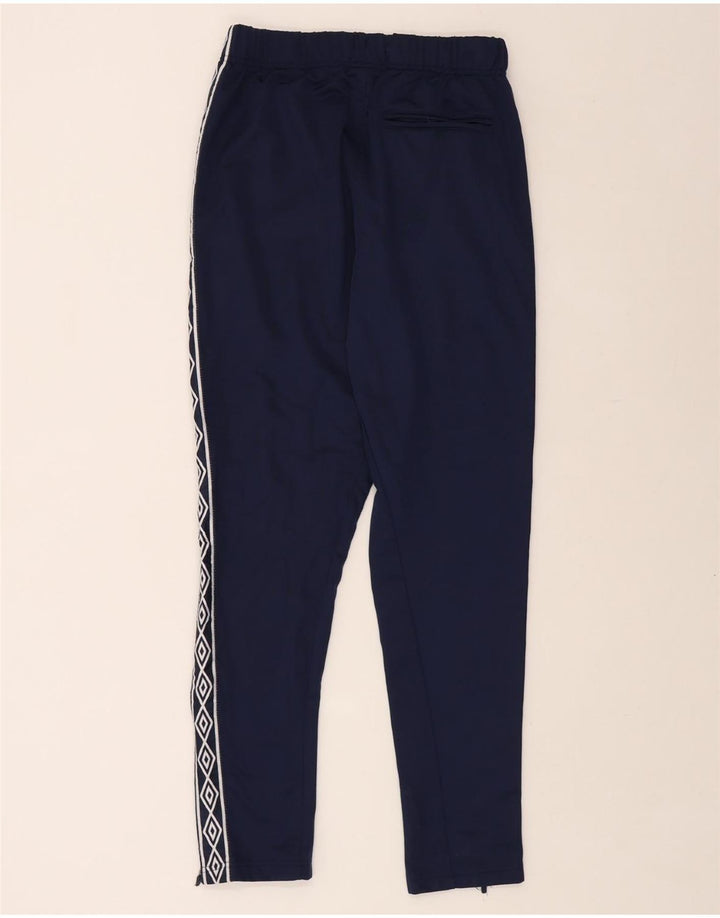 UMBRO Herren-Trainingshose mit grafischer Grafik, Mittelmarineblau, Polyester