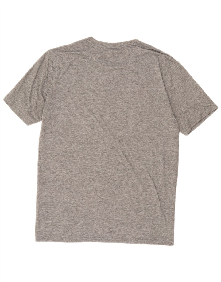 Oakley Herren-T-Shirt mit normaler Passform, Grafik, Größe L, Grau
