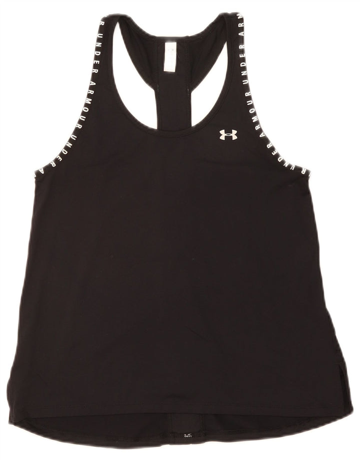 Under Armour Damen Graphic Vest Top UK 6 XS Schwarz Polyester