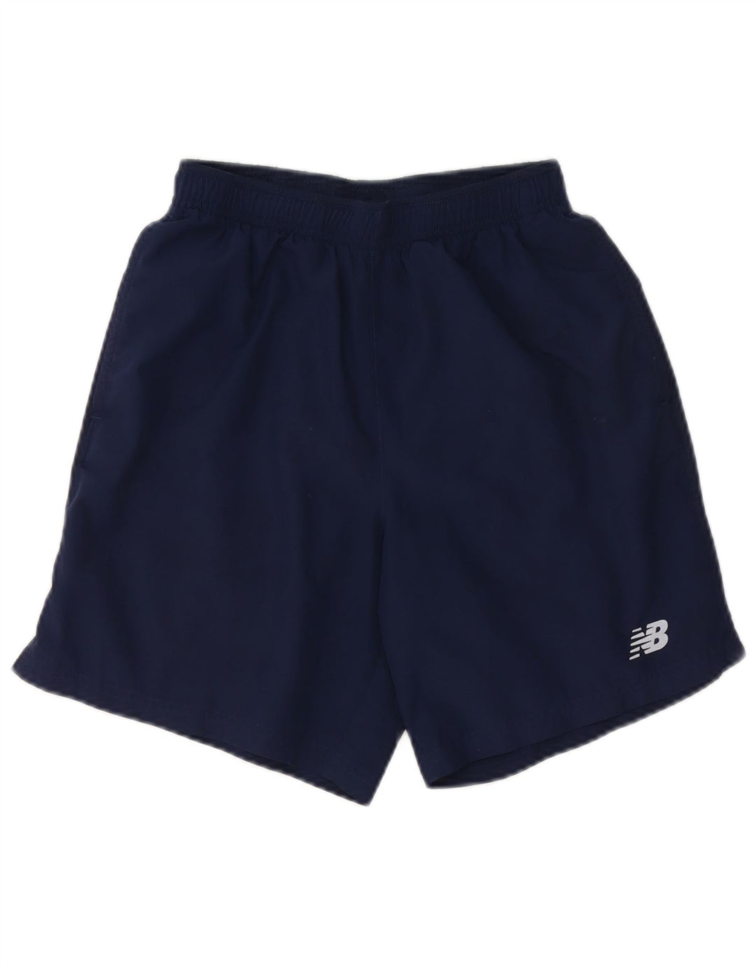New Balance Herren-Sportshorts, klein, marineblaues Polyester