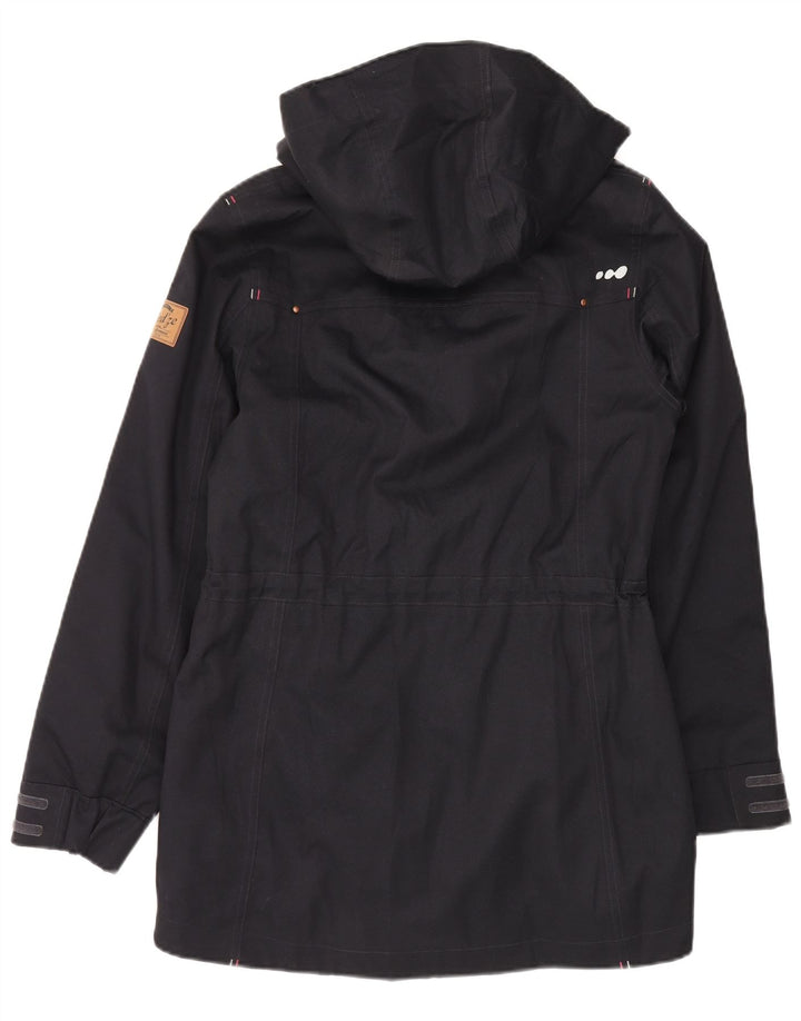 DECATHLON Damen Wedze Kapuzenparkajacke EU 36 Small Marineblau Polyester