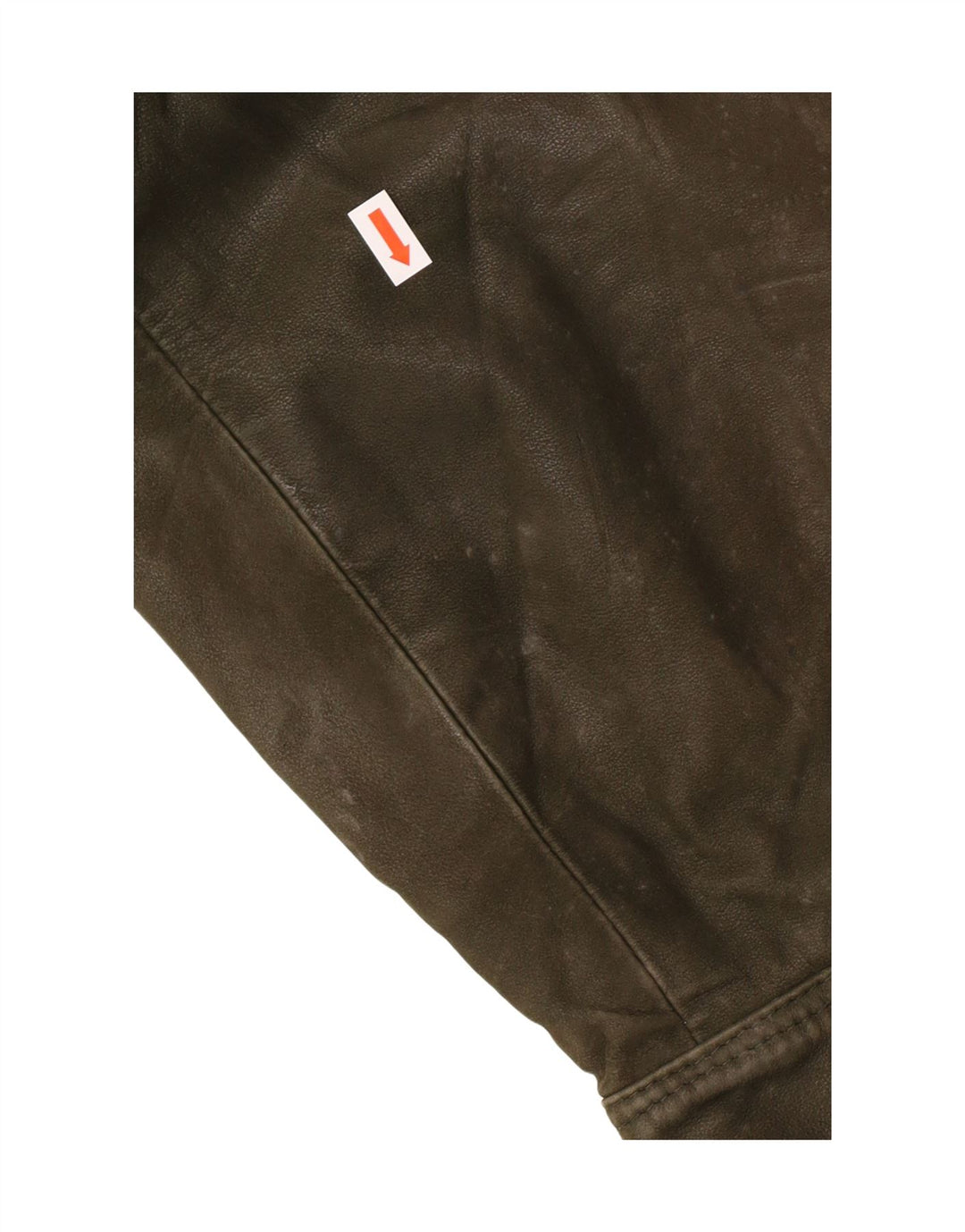 Vintage Herren Lederjacke IT 52 XL Khaki Leder